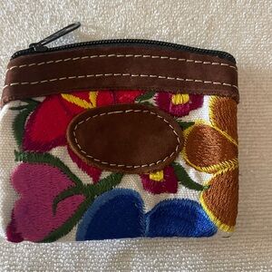 Colorful Embroidered Women's Wallet